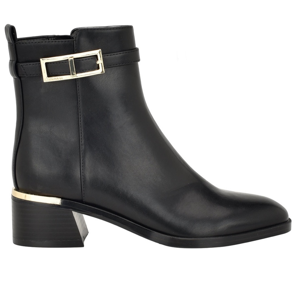 Calvin Klein Women's Jallis Block Heel Dress Booties